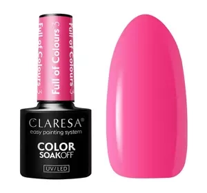 Claresa hybrydowy lakier do paznokci Full Of Colours 3 5 g