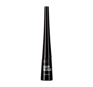 Wibo Deep Black płynny eyeliner w pędzelku Black 4 g