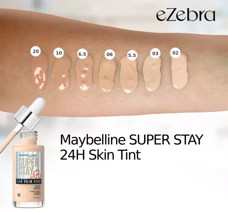 Maybelline Super Stay 24H Skin Tint podkład rozświetlający 3 30ml