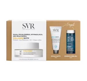 SVR [Collagen] Biotic zestaw do pielęgnacji twarzy krem 50 ml + żel 15 ml + esencja 30 ml