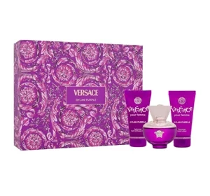 Versace Dylan Purple Pour Femme woda perfumowana spray 50 ml + balsam do ciała 50 ml + żel pod prysznic 50 ml