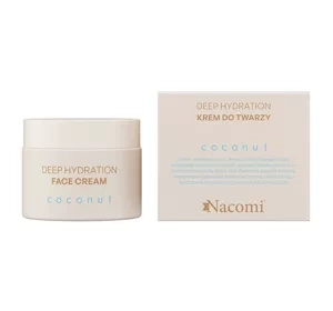 Nacomi Coconut nawilżający krem do twarzy do skóry suchej 40 ml