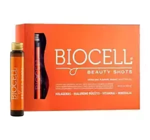 Biocell Beauty Shots suplement diety płynny naturalny kolagen w fiolkach 14x25ml