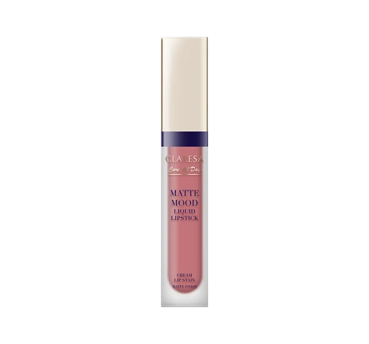 Claresa Care All Day Matte Mood matowa pomadka w płynie 04 Overjoy 7ml
