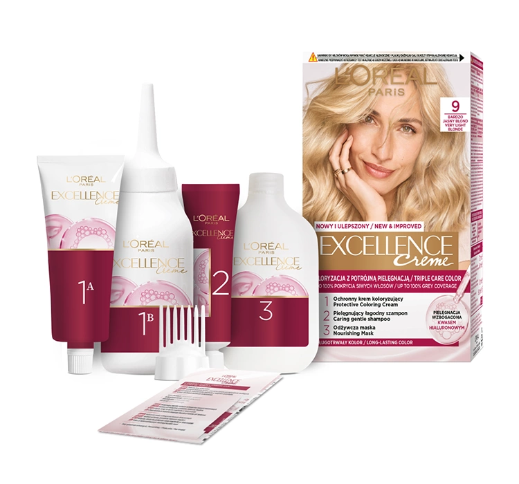 LOREAL EXCELLENCE CREME 9 BARDZO JASNY BLOND