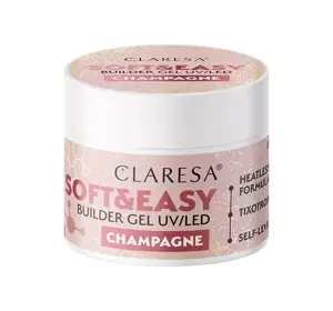 Claresa Soft & Easy żel budujący Champagne 45 g