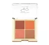 Golden Rose Quattro paleta cieni do powiek 05 Red Brick 4 x 2,2 g