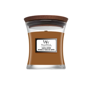 Woodwick Small Jar Candle świeca zapachowa Santal Myrrh 85 g