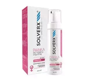 Solverx Sensitive Skin pianka do higieny intymnej 200 ml
