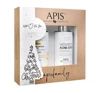 Apis zestaw kosmetyków do pielęgnacji twarzy antybakteryjny tonik 300 ml + żel do mycia twarzy 300 ml