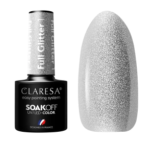 Claresa hybrydowy lakier do paznokci Full Glitter 1 5 g