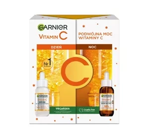 Garnier Vitamin C zestaw prezentowy serum na dzień + na noc