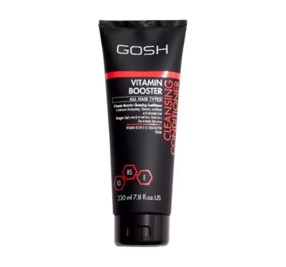 Gosh Vitamin Booster wegańska odżywka myjąca do włosów zniszczonych 230ml