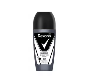 Rexona Men Invisible Black+White antyperspirant w kulce dla mężczyzn 50 ml