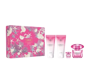Versace Bright Crystal Absolu woda perfumowana spray 90 ml + 5 ml + żel pod prysznic 100 ml + balsam do ciała 100 ml