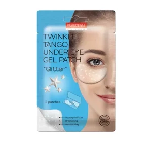 PUREDERM TWINKLE TANGO GLITTER HYDROŻELOWE PŁATKI POD OCZY 2SZT