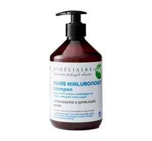 Bioelixire Kwas Hialuronowy szampon nawilżający do włosów suchych, łamliwych i rozdwajających się 500 ml