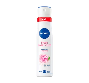 NIVEA Fresh Rose Touch antyperspirant w sprayu dla kobiet z ekstraktem z róży 250 ml