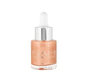 NAM Diamond Drops mixer rozświetlacz do twarzy 2 Sun Kiss 15 ml