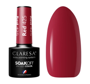 Claresa hybrydowy lakier do paznokci Red 425 5 g