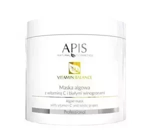 Apis Vitamin Balance maska algowa z witaminą C i białymi winogronami 200 g