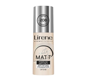 Lirene City Matt fluid matująco-wygładzający 208 Toffee 30 ml