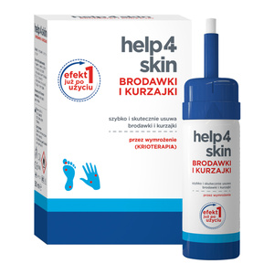 Help4skin Brodawki i Kurzajki preparat do usuwania kurzajek i brodawek metodą krioterapii 50 ml