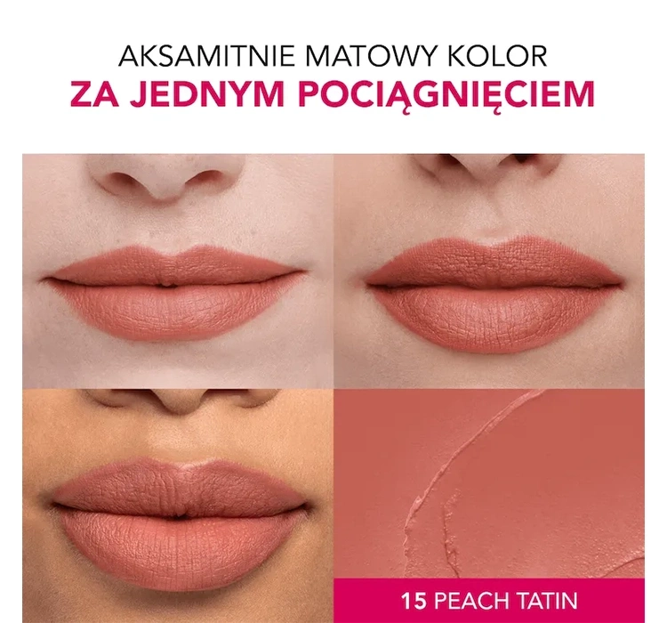 BOURJOIS ROUGE VELVET LIPSTICK MATOWA POMADKA 15