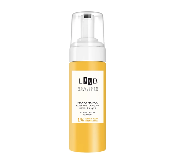 AA Laab Tetra-C Yuzu rozświetlająco-nawilżająca pianka myjąca 150ml