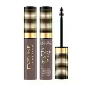 Eveline Cosmetics Brow&Go! tusz do brwi 05 Taupe 6 ml