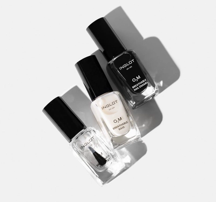 Inglot O2M Breathable Nail Enamel oddychająca baza do paznokci 11ml