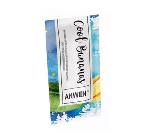 Anwen Cool Bananas bananowa maska ochładzająca kolor do włosów brąz 10 ml