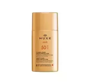 Nuxe Sun lekki fluid do twarzy o wysokiej ochronie SPF50 50 ml