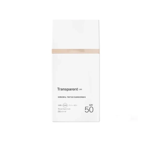 Transparent Lab Mineral Tinted Sunscreen lekki mineralny krem z filtrem SPF50 Light 100 ml 