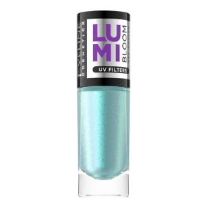 Eveline Cosmetics Lumi Bloom rozświetlający lakier do paznokci 02 Blue Aura 8 ml