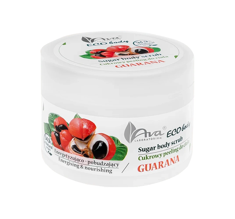 Ava Eco Body cukrowy peeling do ciała Guarana 250g