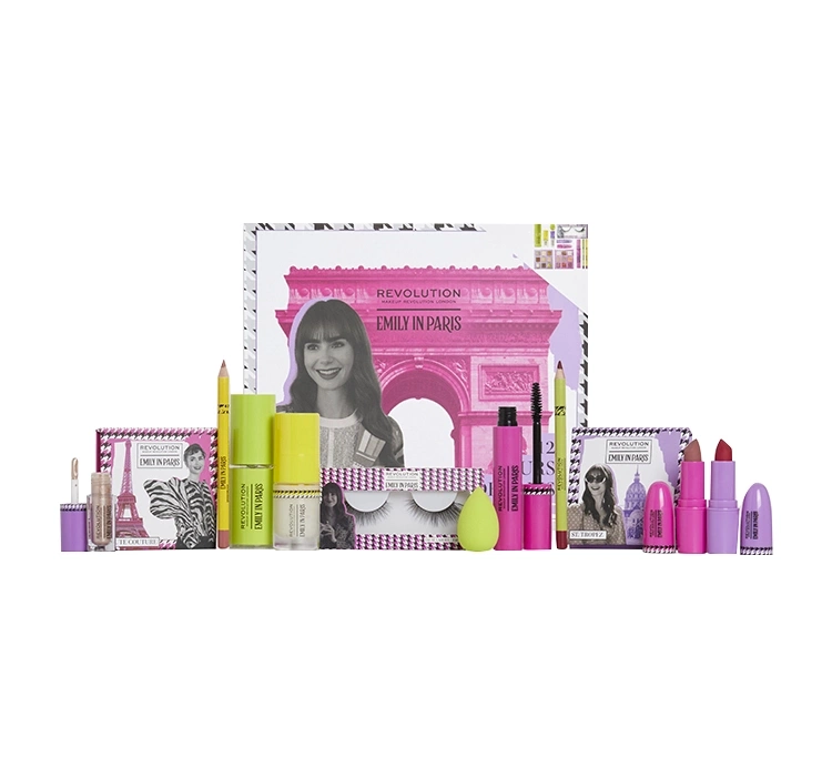 Makeup Revolution x Emily in Paris 12 Jours de Paris kalendarz adwentowy