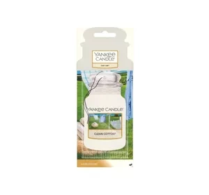 Yankee Candle Car Jar zapach do samochodu Clean Cotton