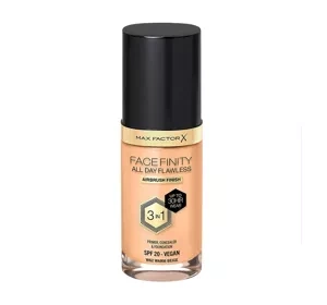 Max Factor Facefinity All Day Flawless 3in1 wegański podkład W62 Warm Beige 30ml