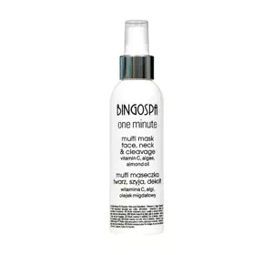 BINGOSPA One Minute multi maseczka do twarzy, szyi i dekoltu 150 g