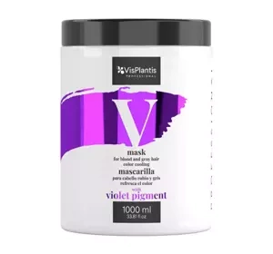 Vis Plantis Professional maska do włosów blond i siwych ochładzająca kolor 1000ml