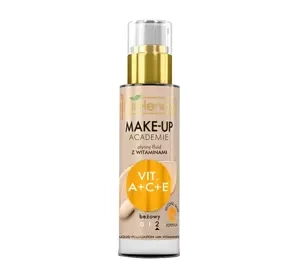 Bielenda Make-Up Academie płynny fluid z witaminami 2 Beżowy 30 ml