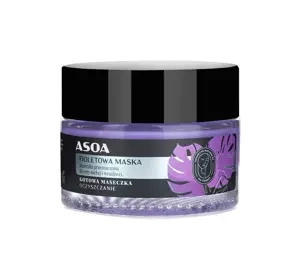 Asoa maseczka do twarzy Fioletowa Glinka 50 ml