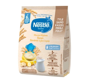 Nestle kaszka po 6 miesiącu mleczno-ryżowa Banan 230 g