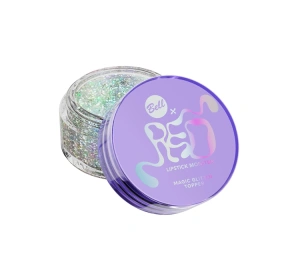 Bell x Red Lipstick Monster Magic Glitter Topper brokatowy żel do makijażu twarzy i ciała 01 Snowflake 4,5 g