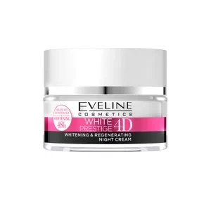 Eveline Cosmetics White Prestige 4D wybielający krem do twarzy na noc 50 ml