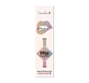 Lovely Holo Lips zestaw pomadka + kredka do ust Horn Dust