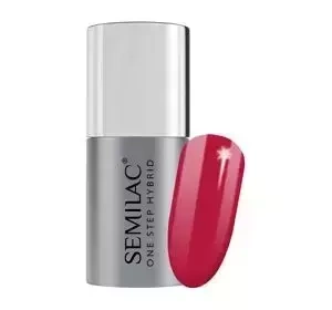 Semilac One Step Hybrid lakier hybrydowy 3w1 S550 Pure Red 5 ml