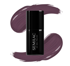 Semilac Black & White lakier hybrydowy 075 Stylish Brown 7 ml