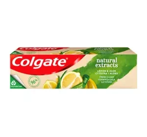 Colgate Natural Extracts Lemon & Aloe pasta do zębów 75 ml